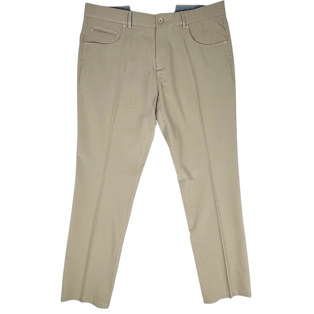 Ballin Pants Men 36 Beige Khaki Comfort EZE Commuter Stretch Modern Connor